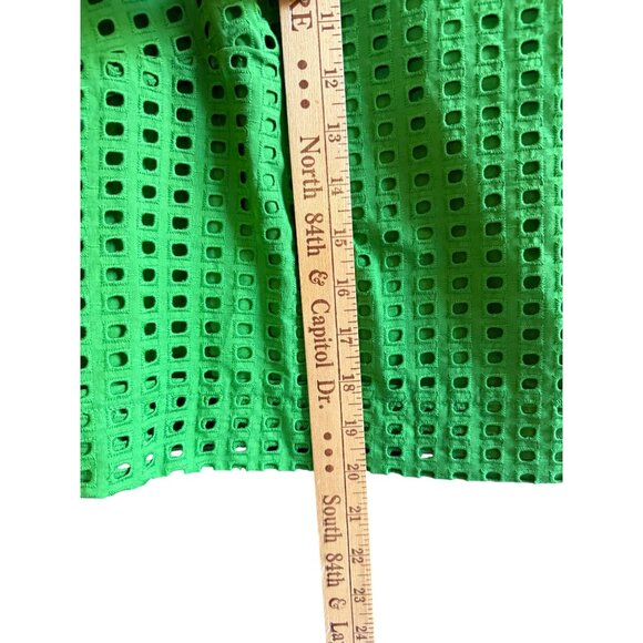 Kate Spade X Target Eyelet Shell Tank Blouse Top Women’s XL Green Sleeveless - Picture 4 of 8